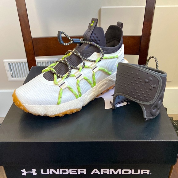 UNDER ARMOUR HOVR Summit Fat Tire Cuff shoes SIZE M:10.5 W:12 COLOUR: Grey/Green - Picture 3 of 4